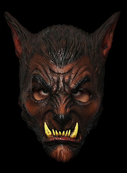 Werewolf brown Horror Mask