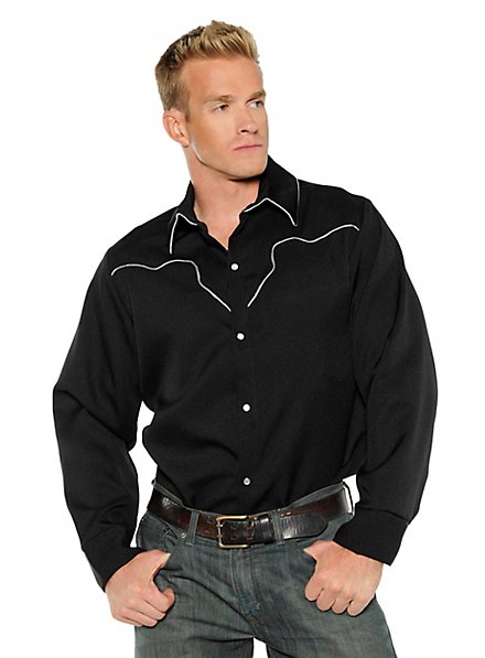 Western Shirt Cowboy black