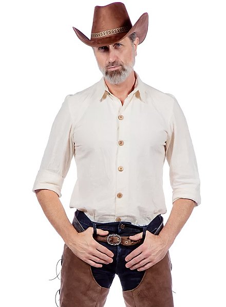 Western shirt old white