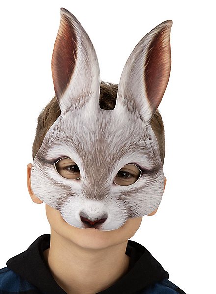 White bunny mask for children