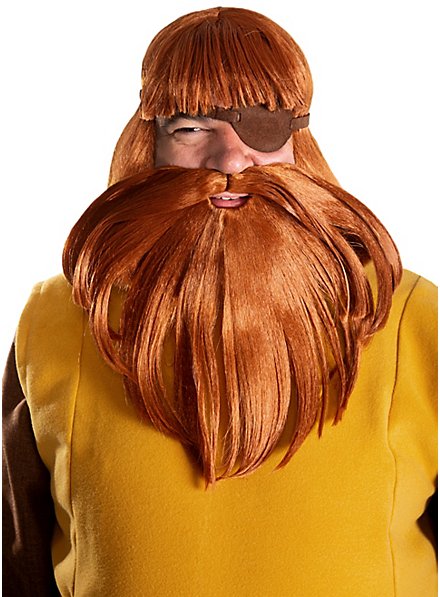 Wickie Halvar Pruik-Baard-Set