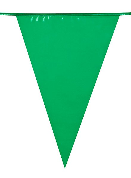 Wimpelkette grün 10 Meter