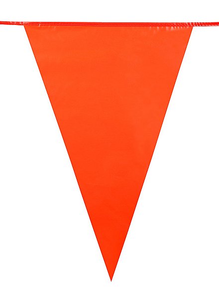 Wimpelkette orange 10 Meter