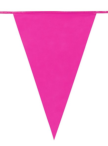 Wimpelkette pink 10 Meter