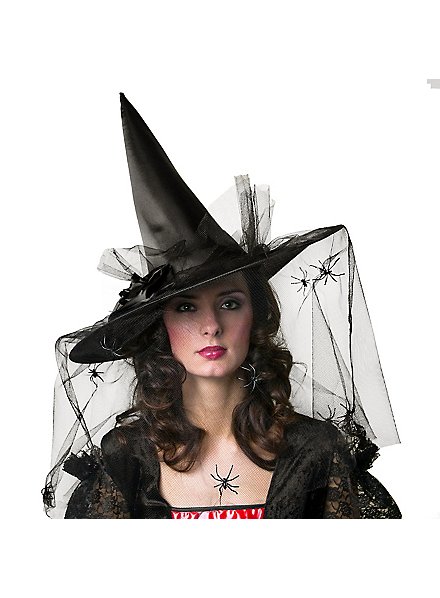 Witch Hat with Spiders 