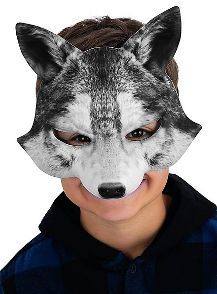 Wolf Maske für Kinder