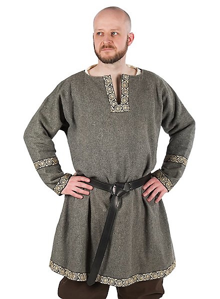 Woolen Viking Tunic grey 