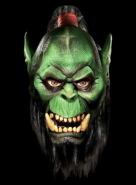 World of Warcraft Orkschamane Maske aus Latex