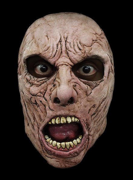 World War Z Wissenschaftler Zombie Halbmaske aus Latex