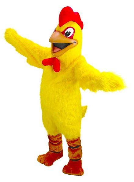 Yellow Chicken Mascot