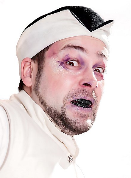 Zähne schwärzen mit Zahnlack schwarz Jetzt kaufen - maskworld.com
