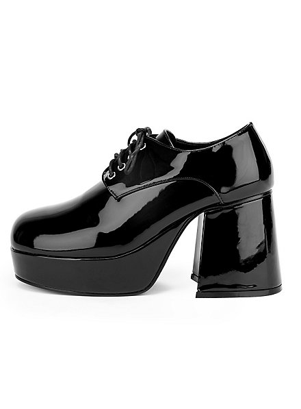 Zapatos De Plataforma Para Hombres Negros