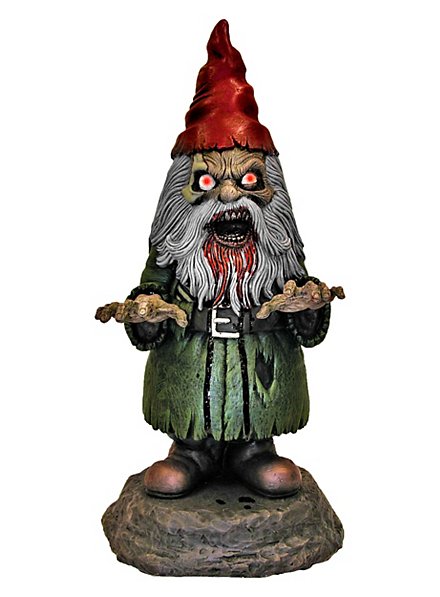 Zombie Garden Gnome Animated Halloween Decoration