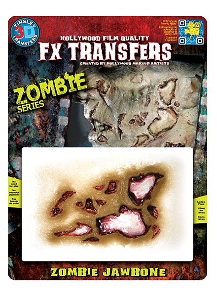 Zombie Kieferknochen 3D FX Transfers