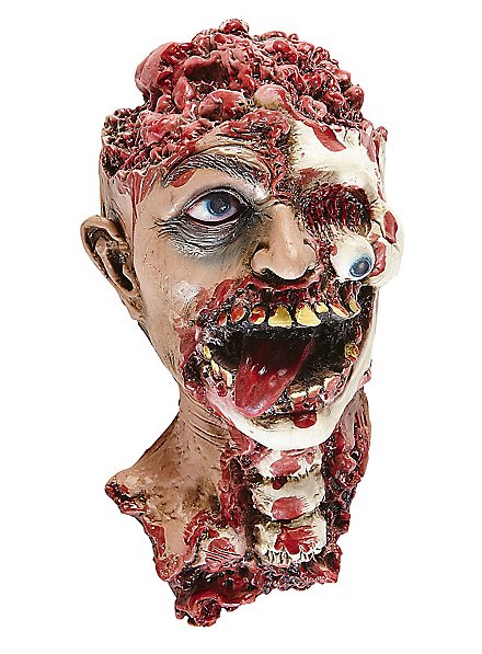 Zombie Kopf Halloween Deko