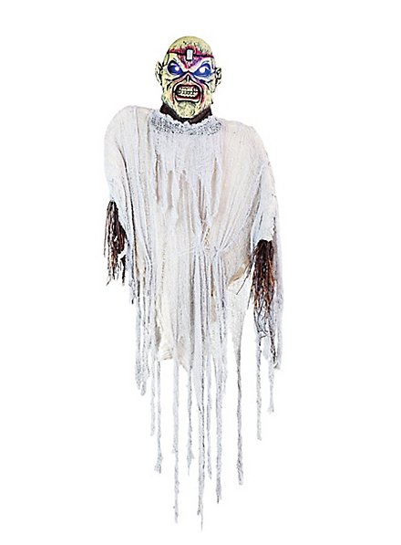 Zombie monster with glowing eyes hanging decoration