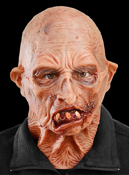 Zombie Opa Maske aus Latex