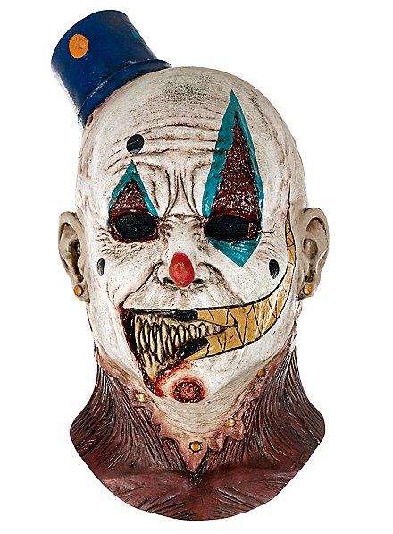 Zombieclown Maske aus Latex