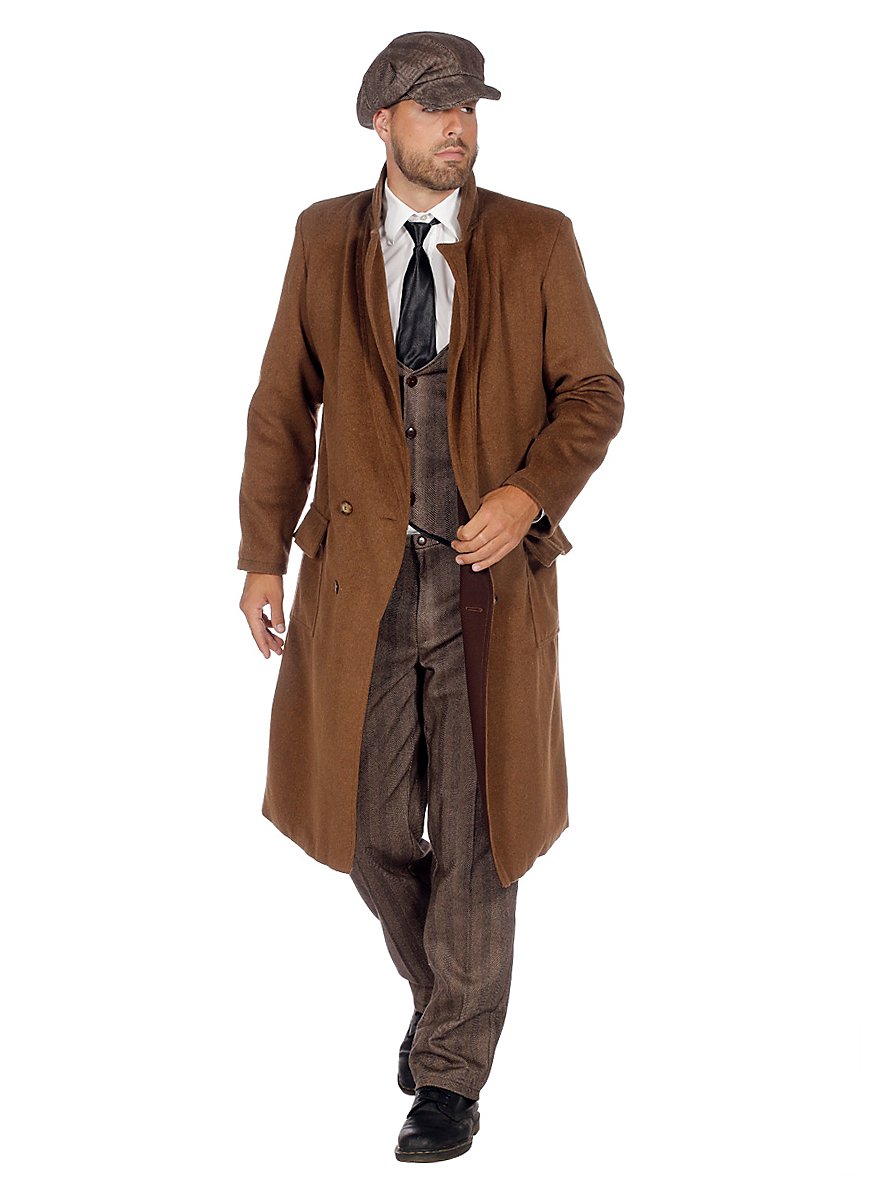 20s coat for men brown - maskworld.com