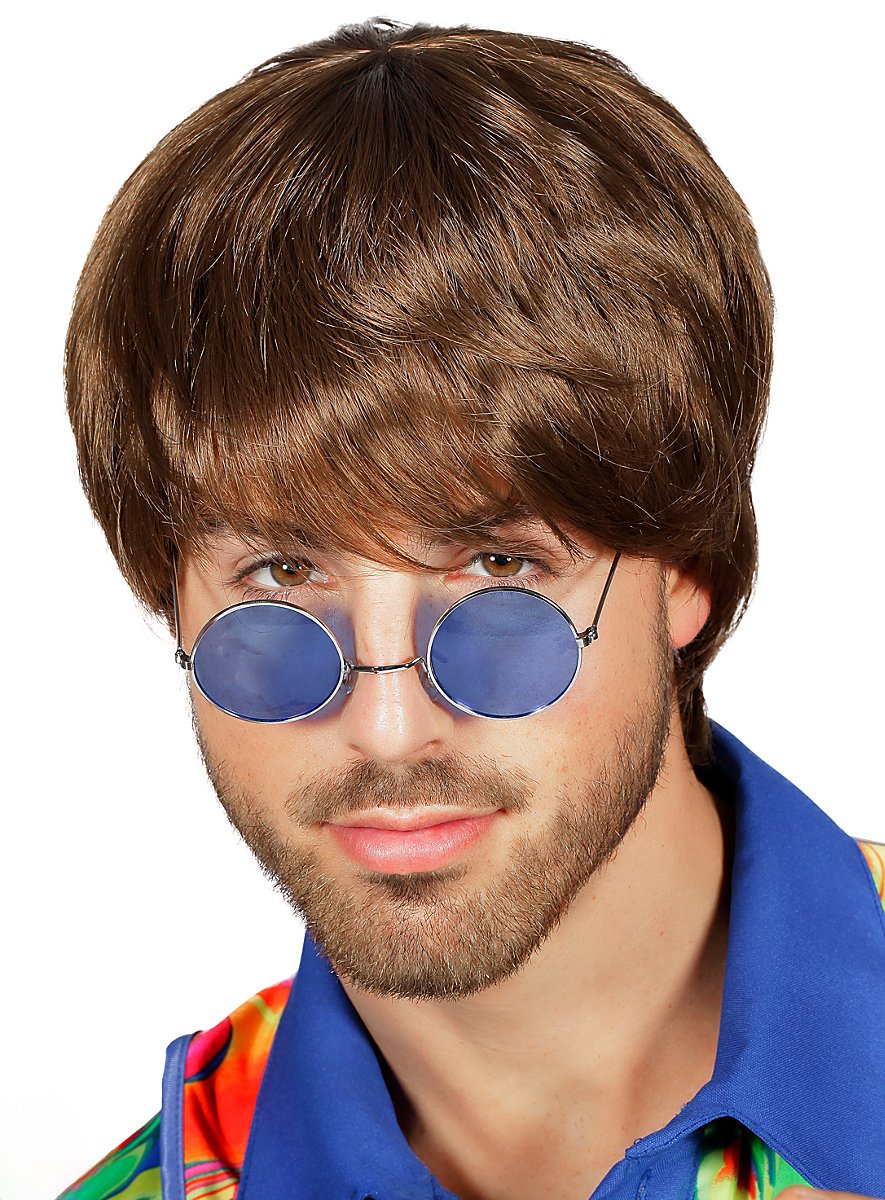 Widmann Dream Hair Perücke 60er Jahre Braun – Für Karneval & Mottoparty, Hitzebeständig Bis 120°C