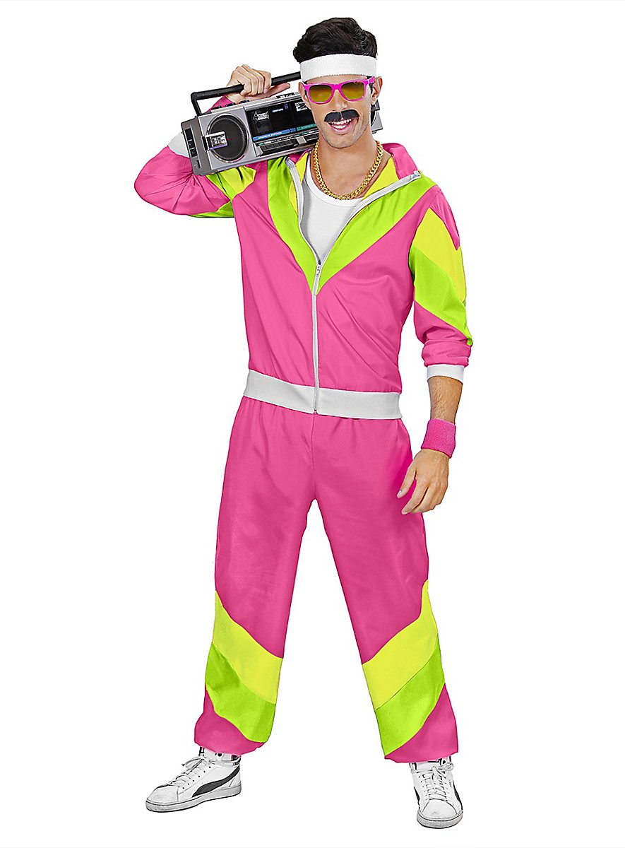 80s tracksuit pink - maskworld.com