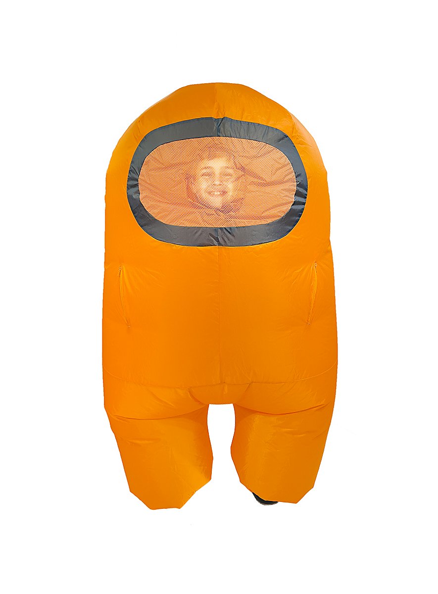 Among Us Costume gonflable pour enfant Orange