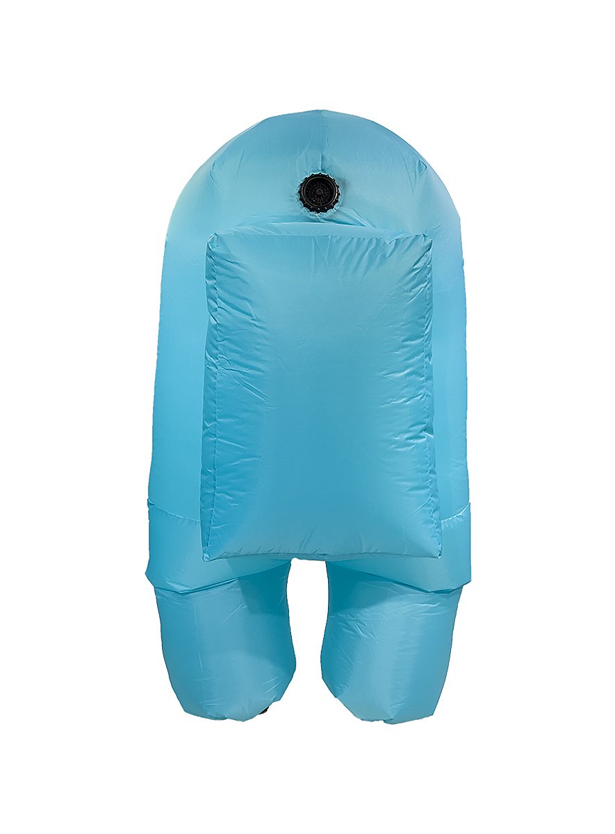 Among Us Inflatable Kids Costume Cyan