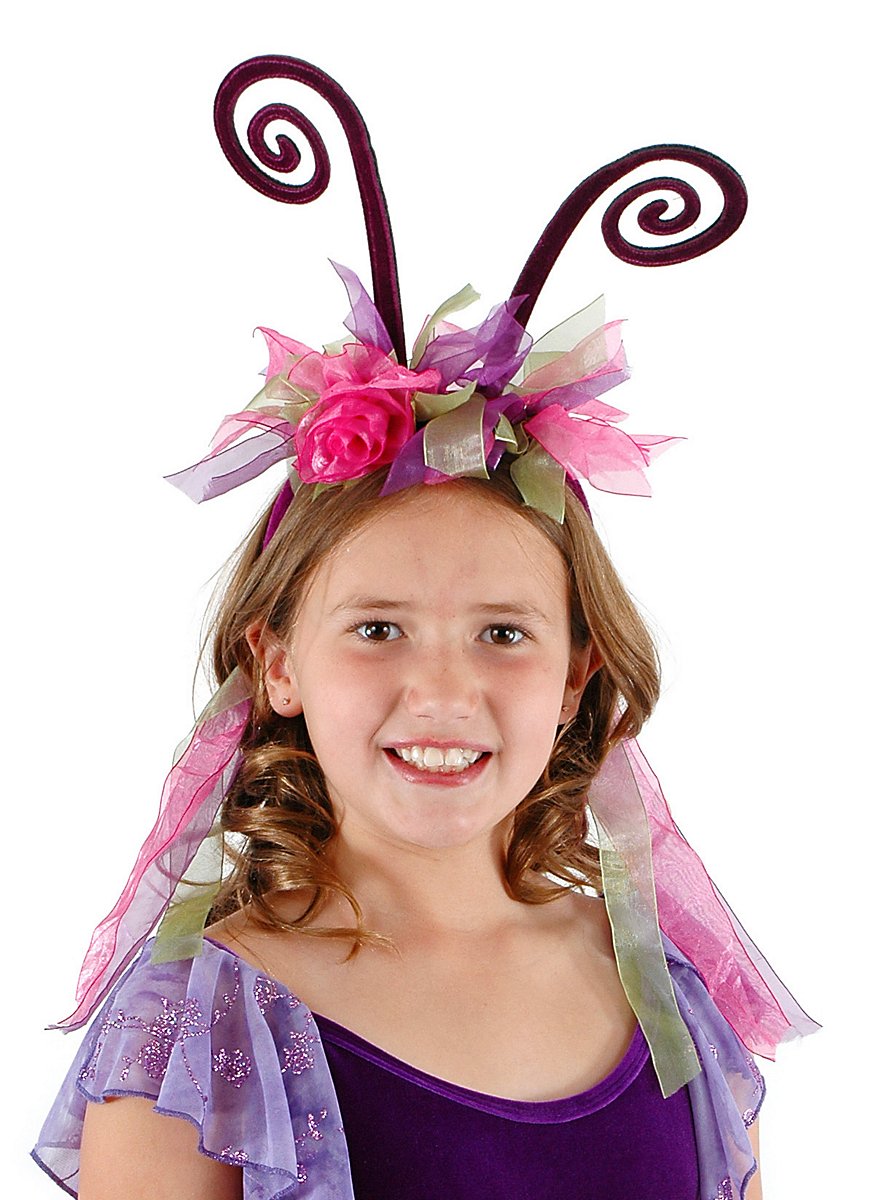 Antennae Headband purple & pink