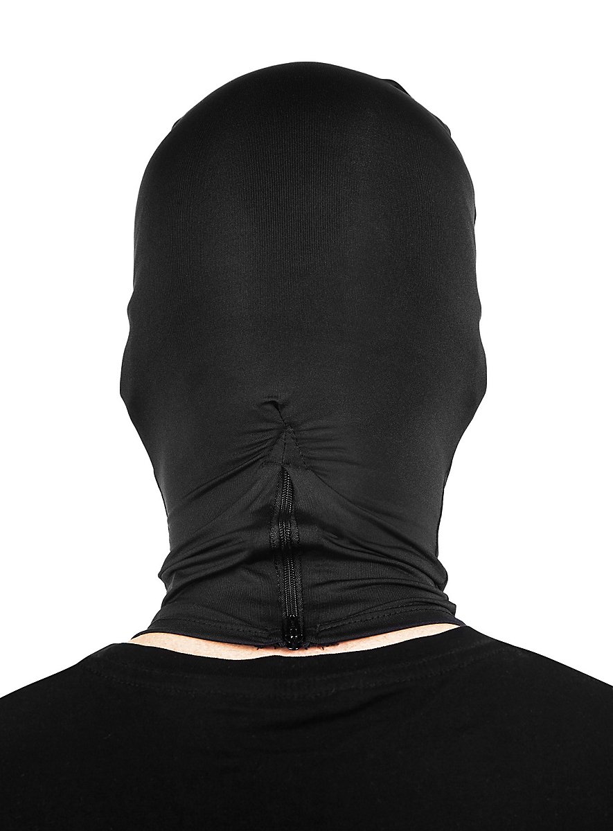 Black fabric full face mask