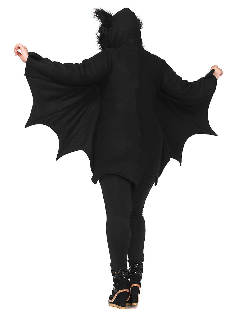 Brisk Bat Plus Size Hoodie Dress - maskworld.com