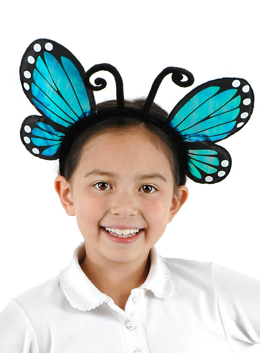 Butterfly Headband blue