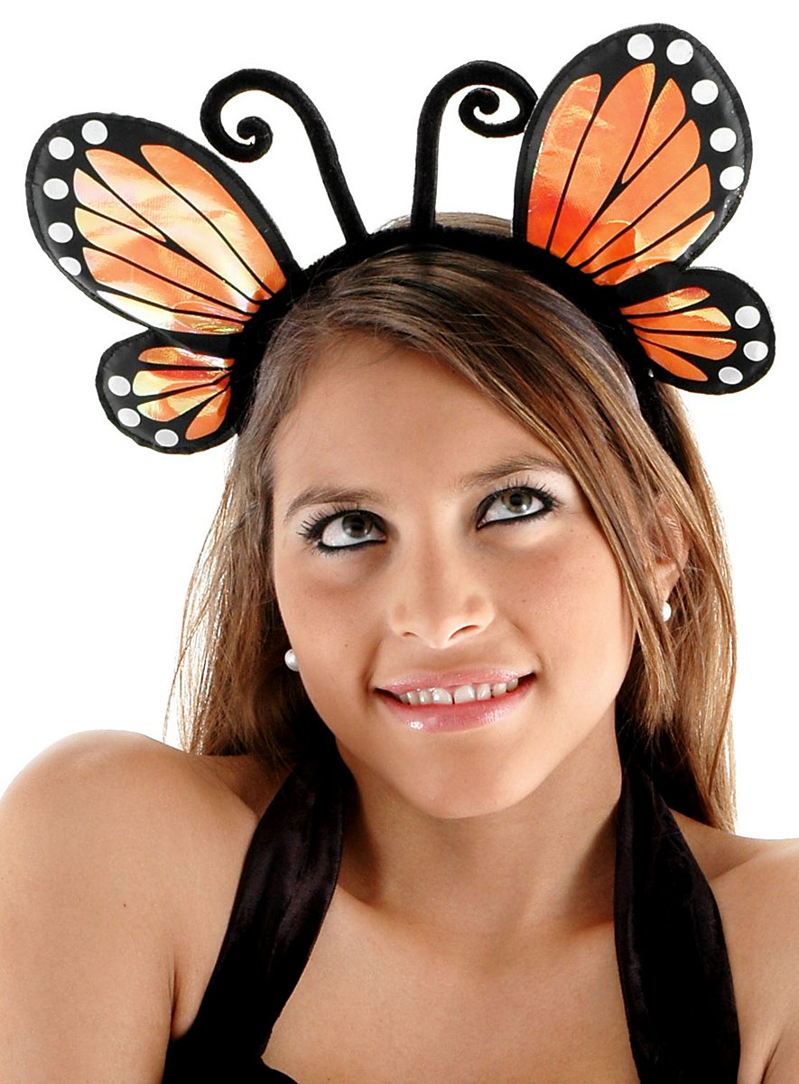 Butterfly Headband orange