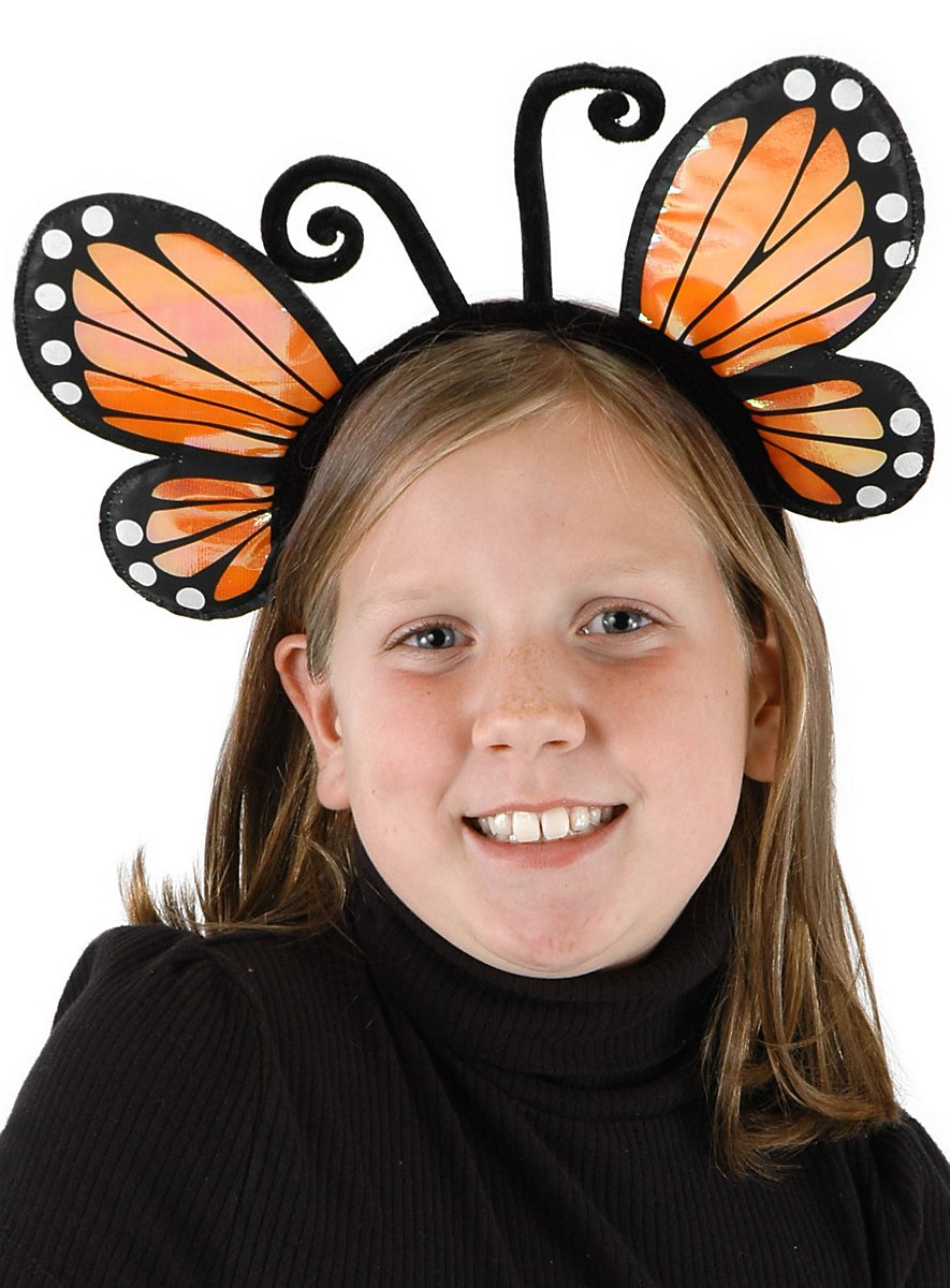 Butterfly Headband orange