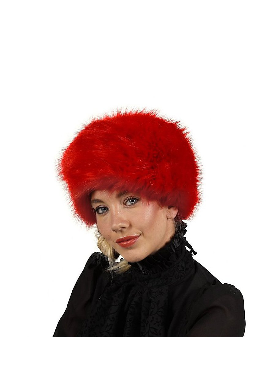 Futrzane Siberian Cappello Cosacco - Colbacco Con Pelliccia Donna In Stile Russo (XS, Beige Siberian - Foto 4