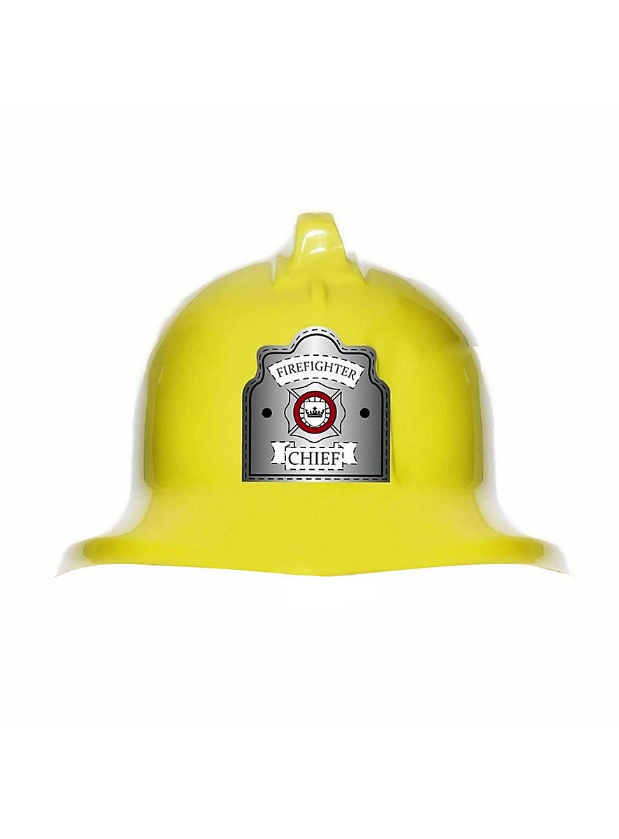 Casques De Pompier Pour Enfants - Lot De 6, Jaune, Visière Réglable, Taille Ajustable - Idéal Pour Déguisement
