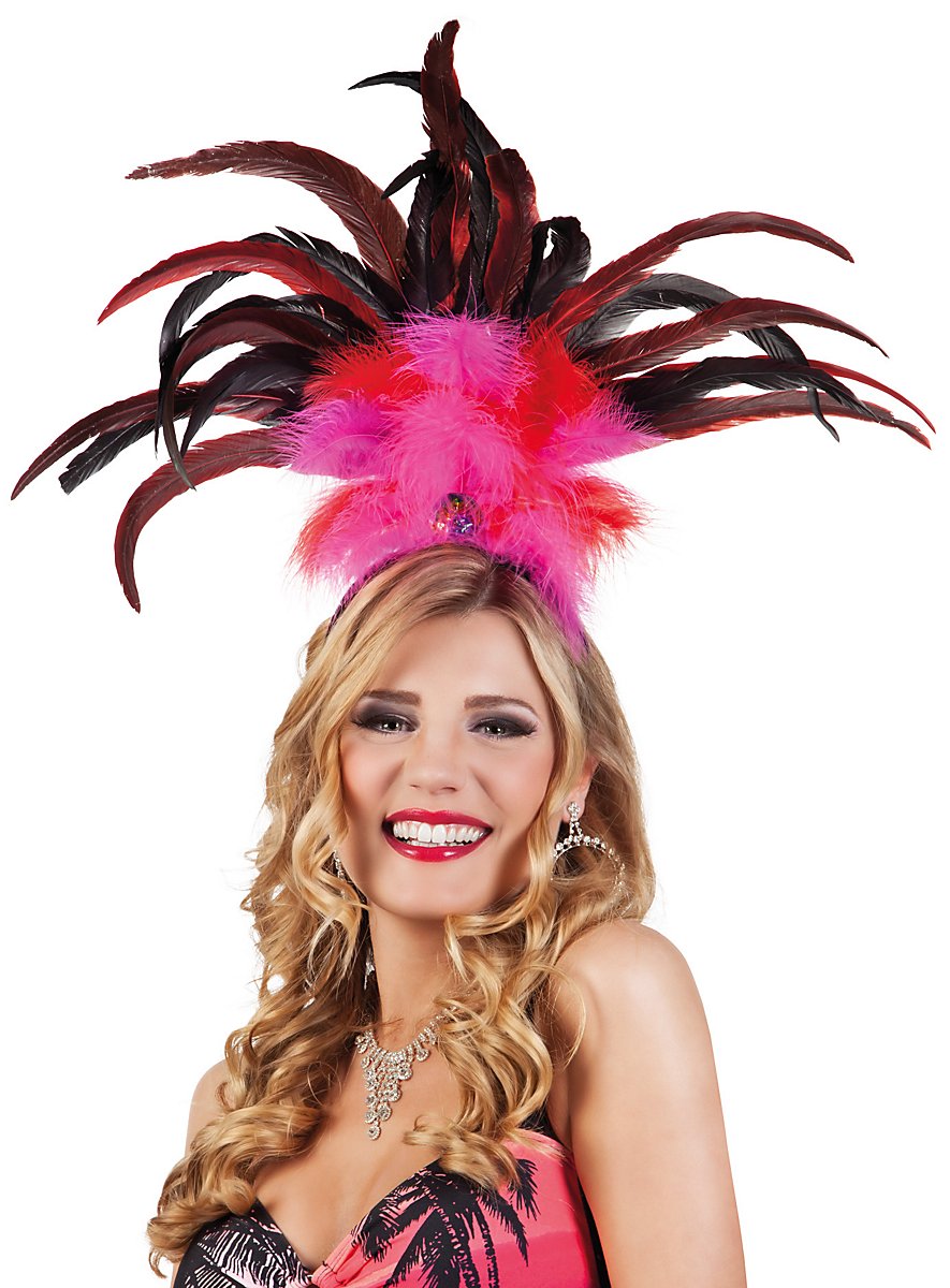 Cerchietto Con Piume Di Pavone E Strass: Accessorio Moda Per Carnevale, Feste E Matrimoni - 3
