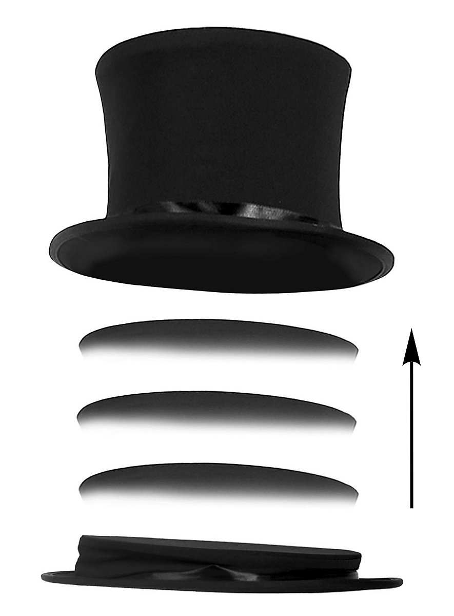 Chapeau Claque Top Hat - maskworld.com