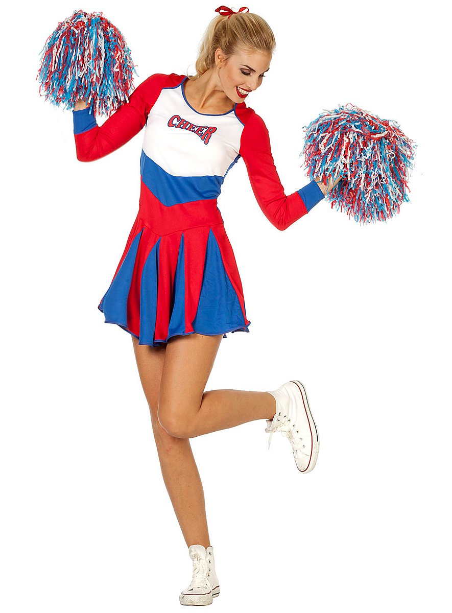 Cheerleader dress red-blue - maskworld.com