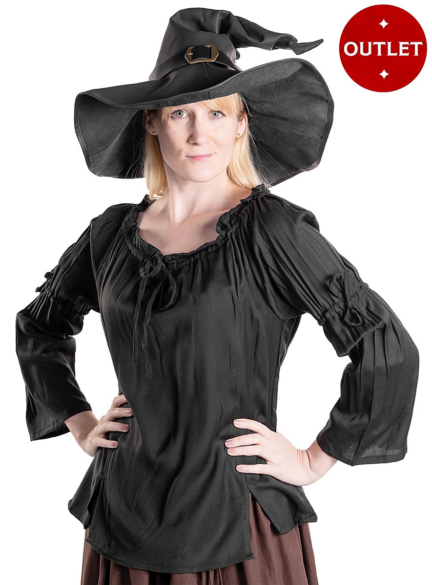 Chemisier Médiéval Gothique Pour Femme Avec Corset Intégré Et Ceinture - Costume Pirate, Victorien - Pour Halloween, Fêtes, Cosplay