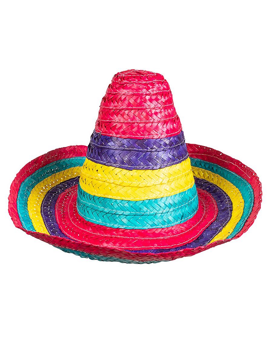 Colourful sombrero for kids - maskworld.com