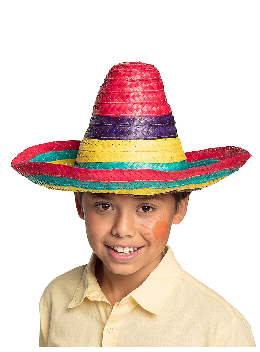 Colourful sombrero for kids - maskworld.com