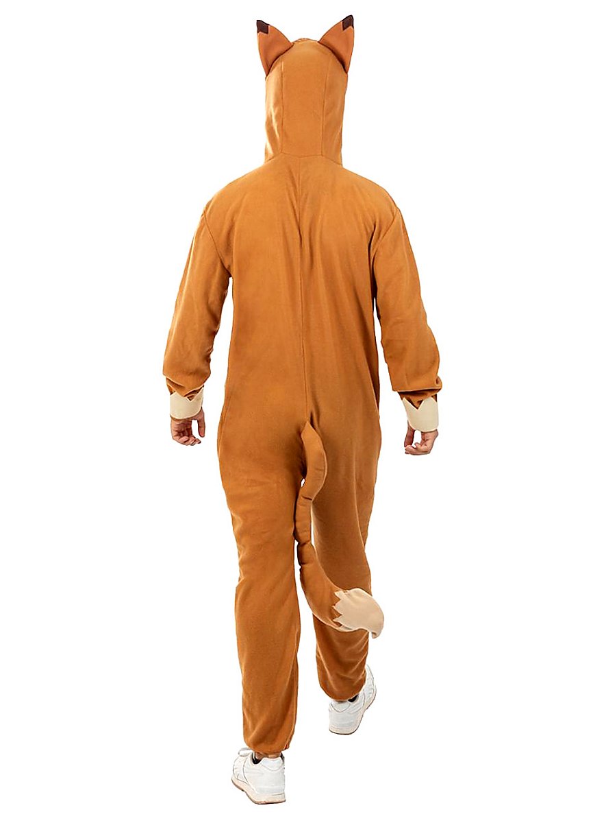 TSHAOUN Déguisement Renard pour Enfants ou Adultes - Set Cosplay en Peluche Avec Oreilles et Queue pour Halloween