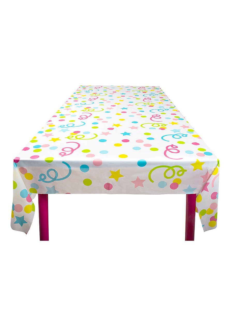 Confetti party tablecloth