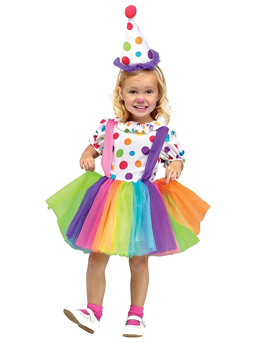 Costume da clown Dotty per bambini - maskworld.com