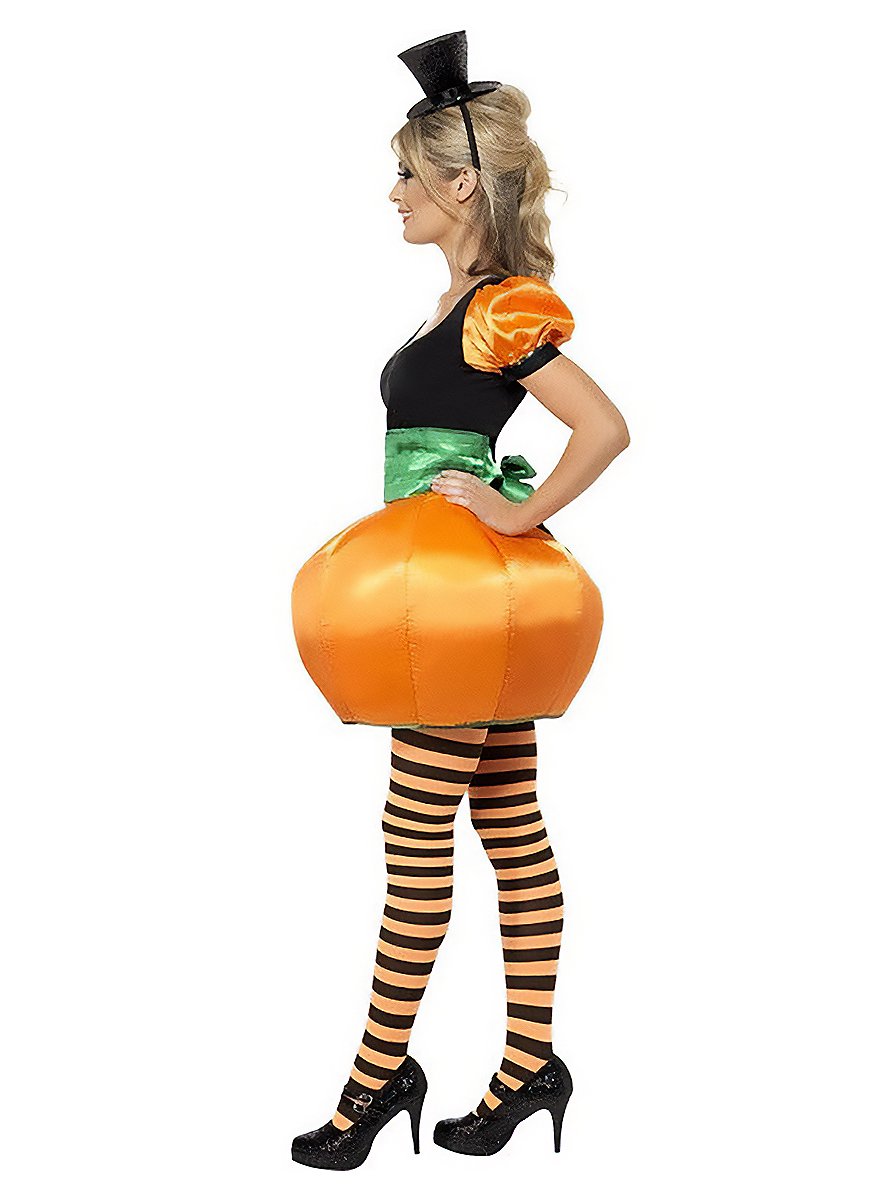 Costume Halloween Zucca Con Borsa Caramelle Costume Da Zucca Allegra