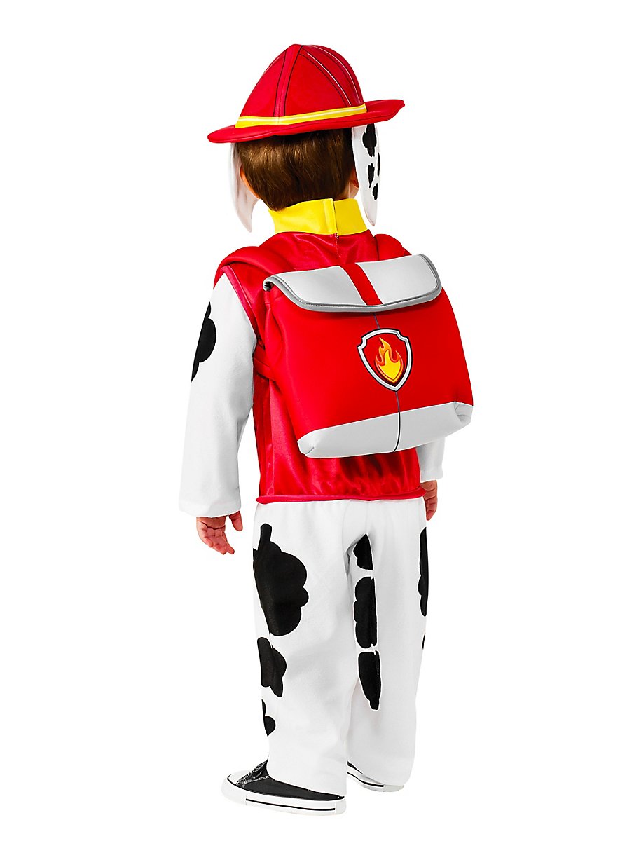 Amscan Costume Da Marshall Paw Patrol Per Bambini - Tuta Intera E Cappello - Licenza Ufficiale Nickelodeon - Taglie 18-24 Mesi E 2-3 Anni