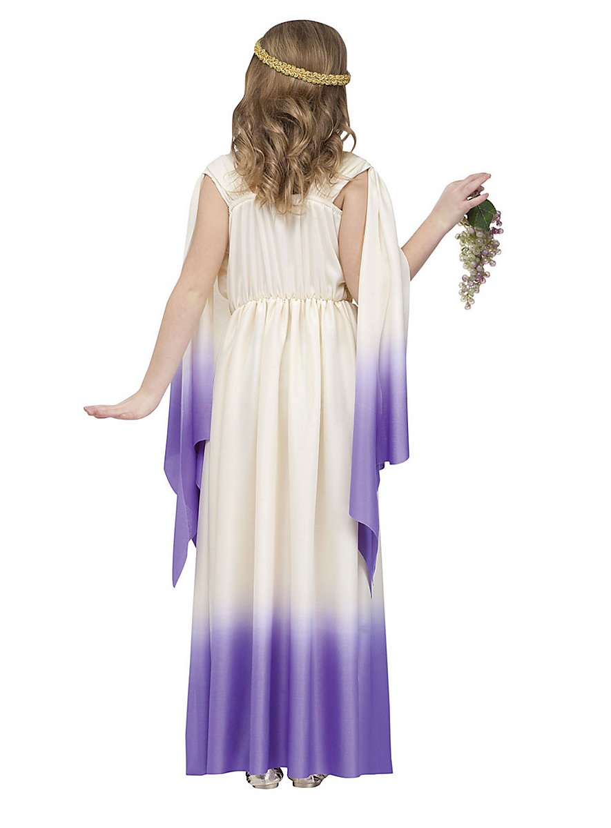 Costume De Déesse Grecque Widmann Milano - Robe Blanche Élégante Avec Ceinture, Idéal Carnaval Et Fêtes Antiquité
