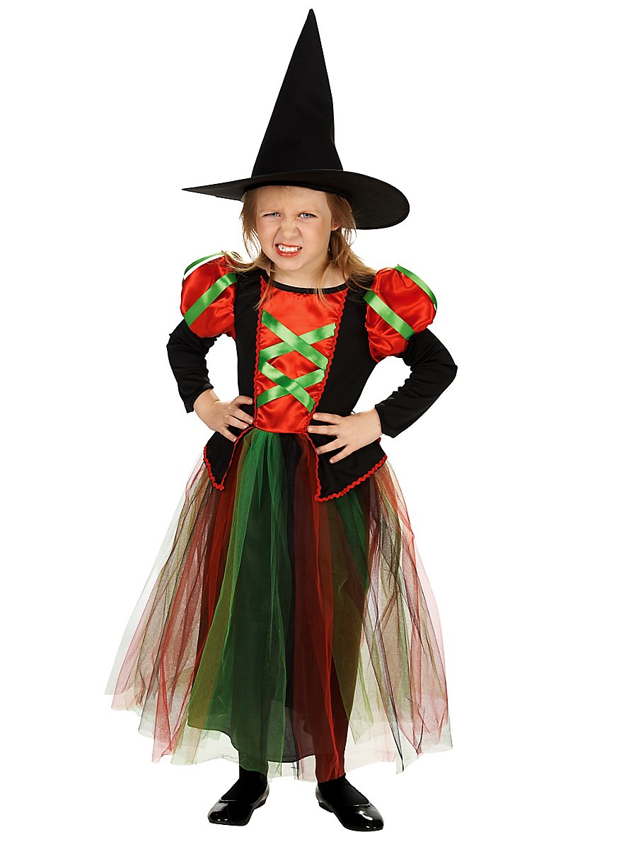 Deguisement Halloween Enfant FORMIZON Costume Déguisement De Sorcière  Fille, Fille Sorcière Cost Robe Halloween, image size:885x1200