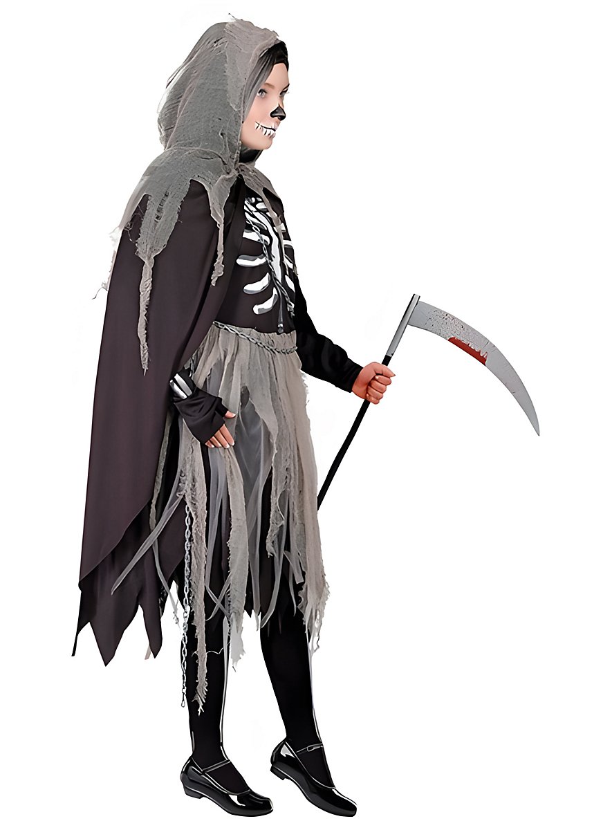 Dark Reaper Girl Costume for Kids - maskworld.com