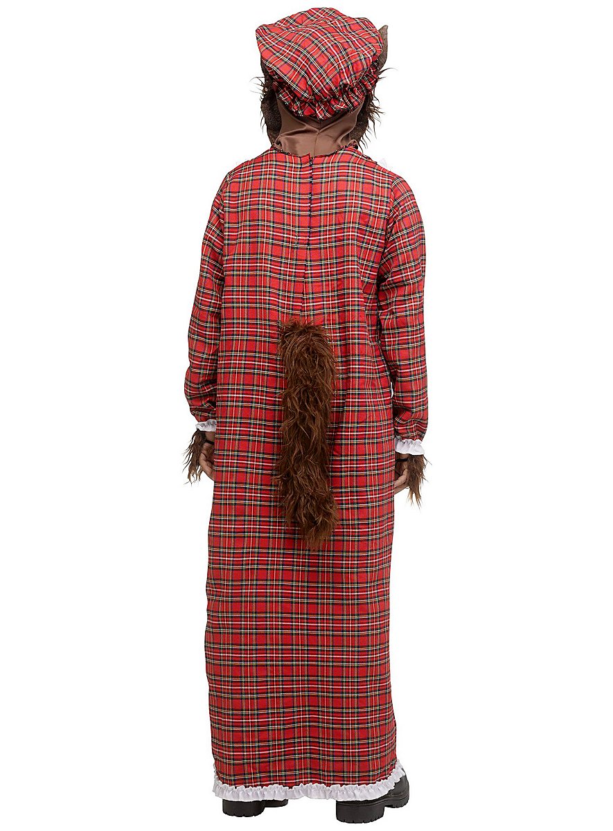Costume Vieille Dame 100e Jour D'école - Déguisement Grand-mère Pour Fille - Taille Enfant - Polyester - Pour Fête Déguisée